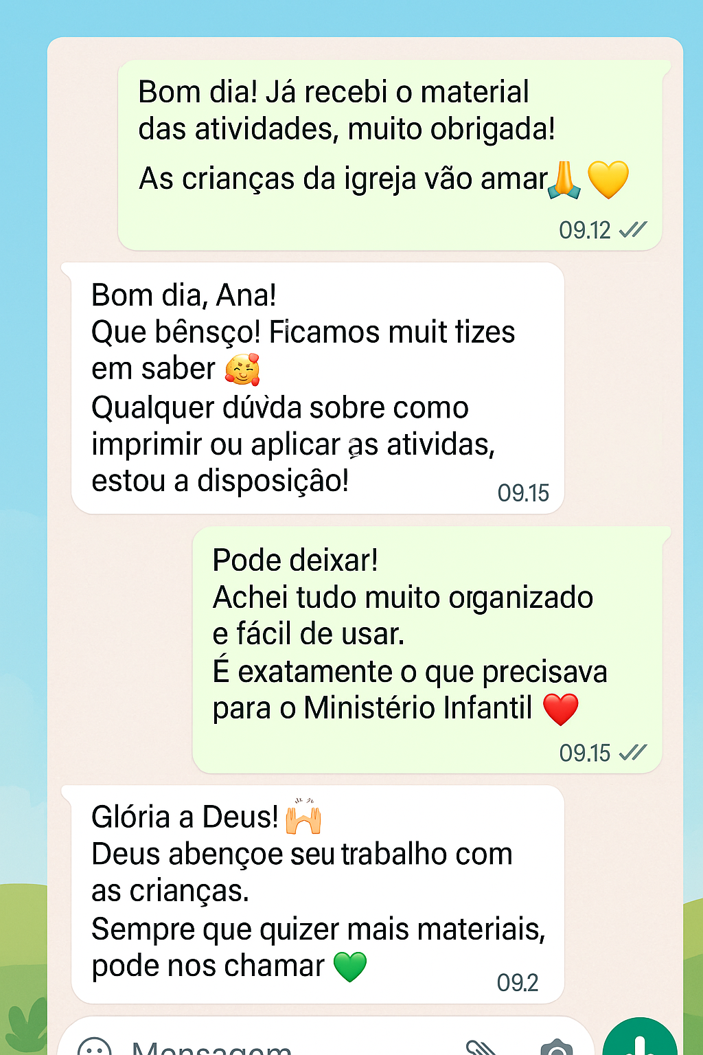 Depoimento WhatsApp 1